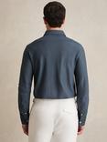 Reiss Hayes Jacquard Stripe Cotton Shirt