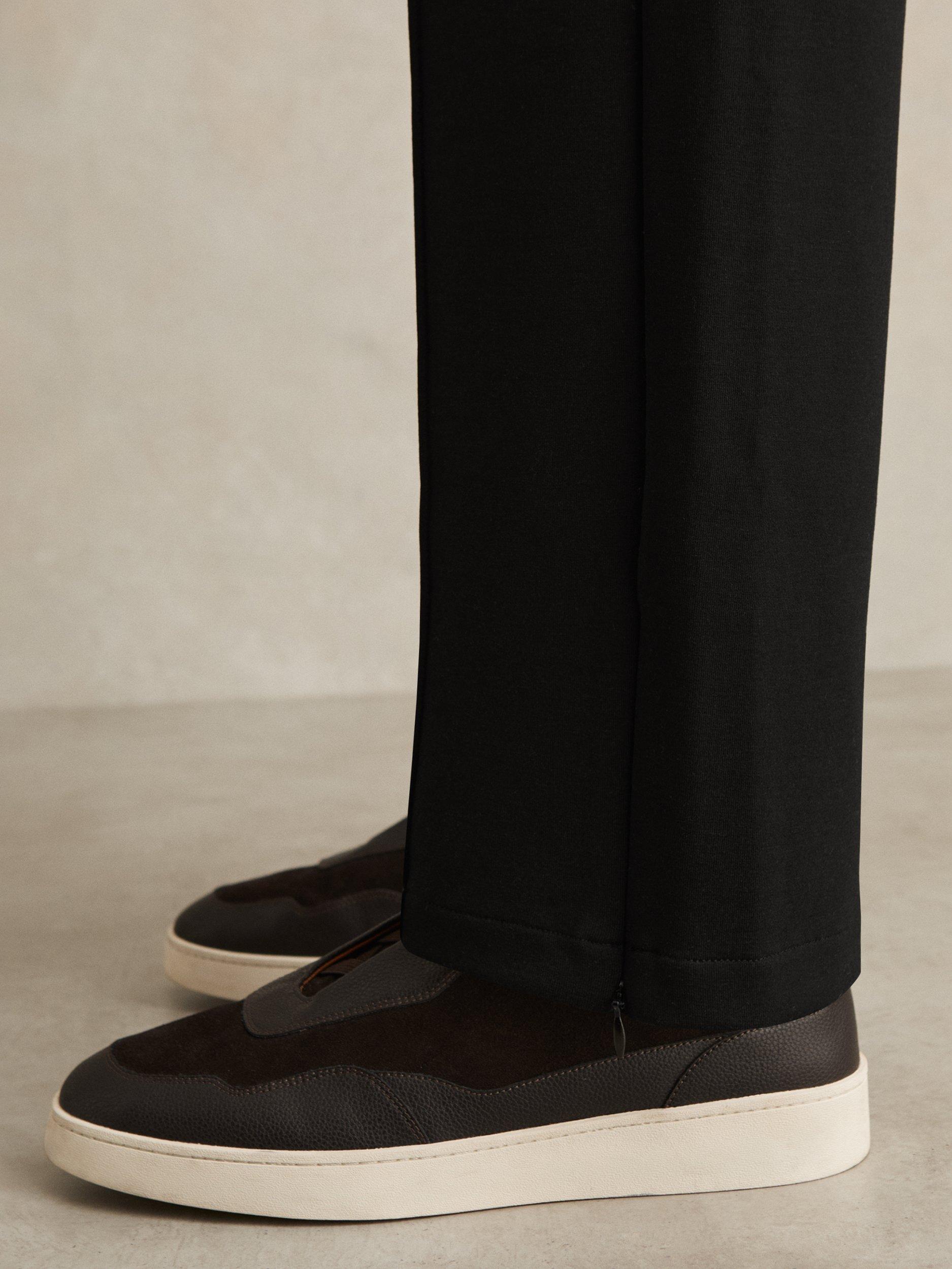 Product image 5 of 5, which shows Reiss City Trousers, Black, M