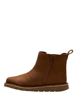 Clarks Kids' Joyful Sky K Chelsea Boots, Tan - view 2, Tan