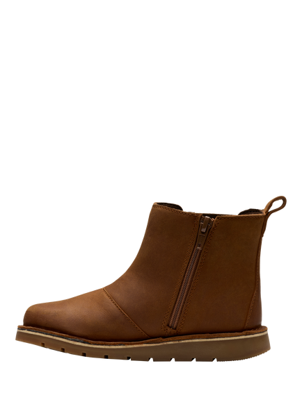 Clarks Kids' Joyful Sky K Chelsea Boots, Tan - view 2, Tan