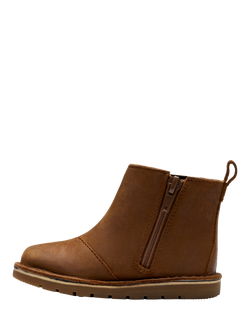 Clarks Kids' Joyful Sky T Chelsea Boots, Tan - view 2, Tan
