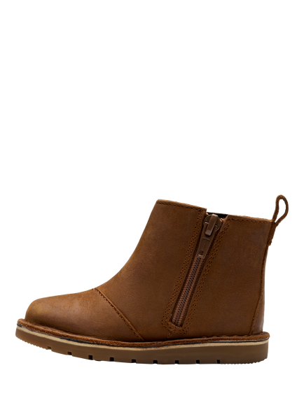 Clarks Kids' Joyful Sky T Chelsea Boots, Tan - view 2, Tan