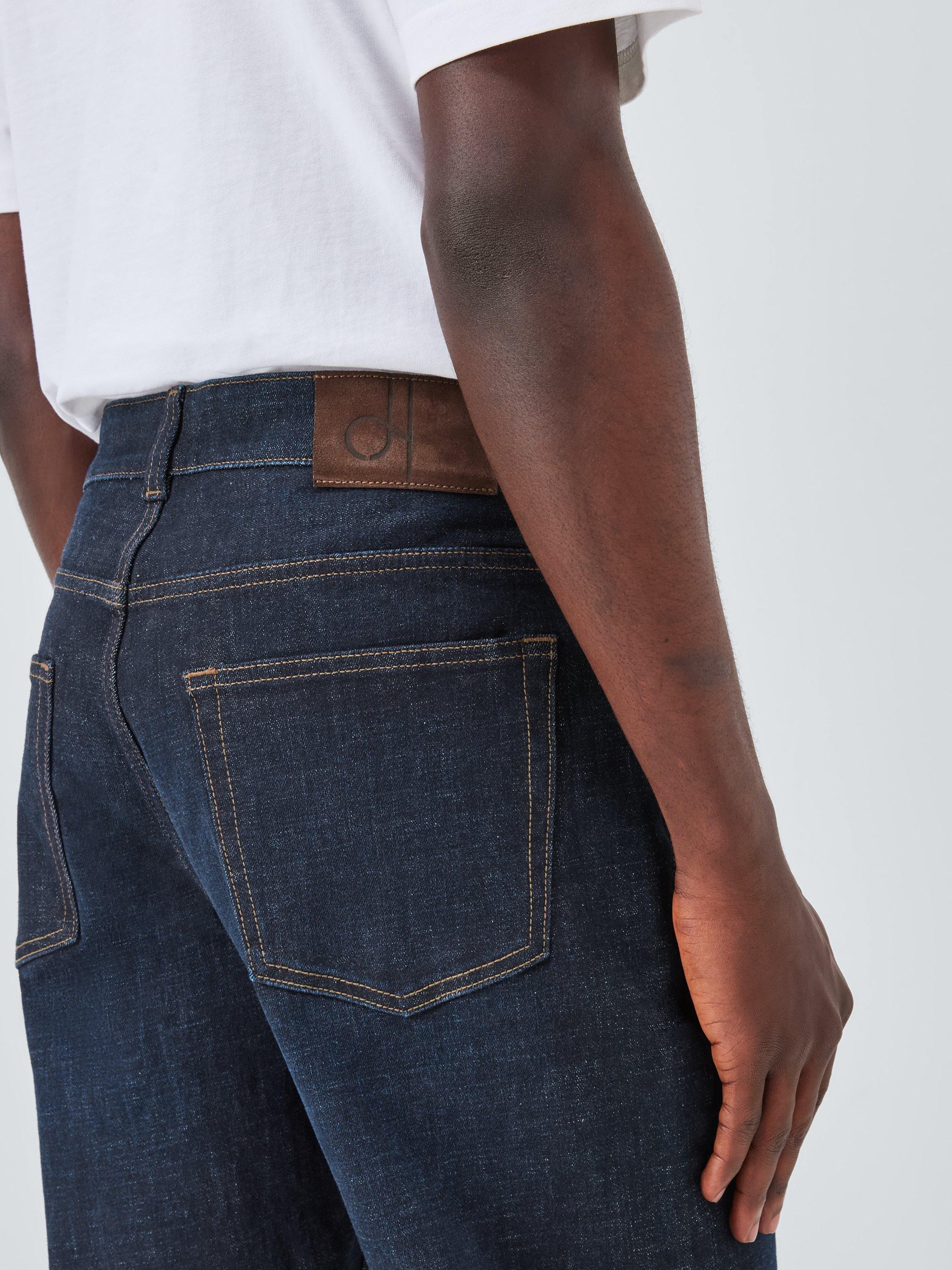 Product image 5 of 6, which shows John Lewis Regular Fit Denim Jeans, Dark Wash, 30R