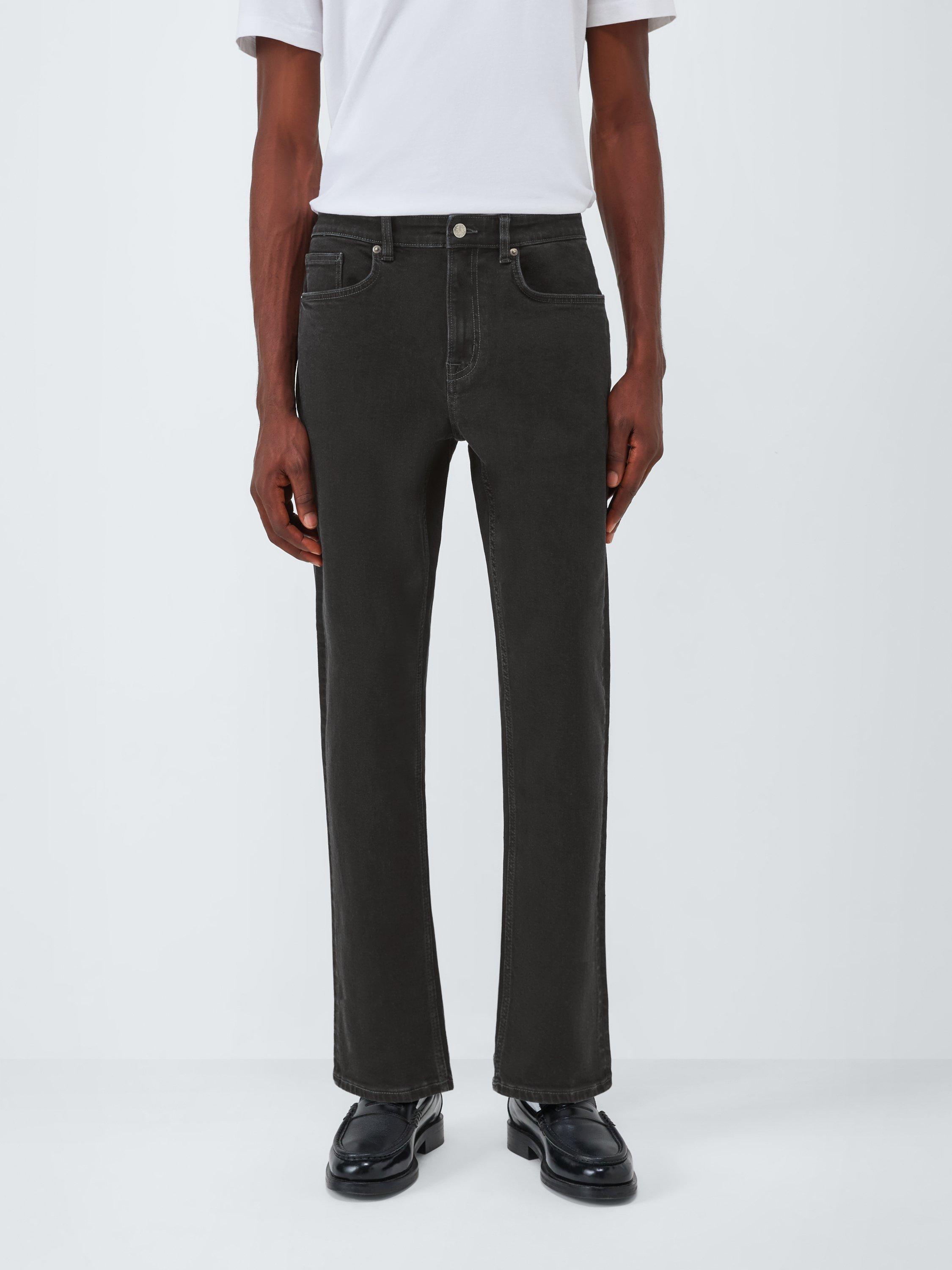 Product image 1 of 6, which shows John Lewis Slim Fit Denim Jeans, Black, 30R