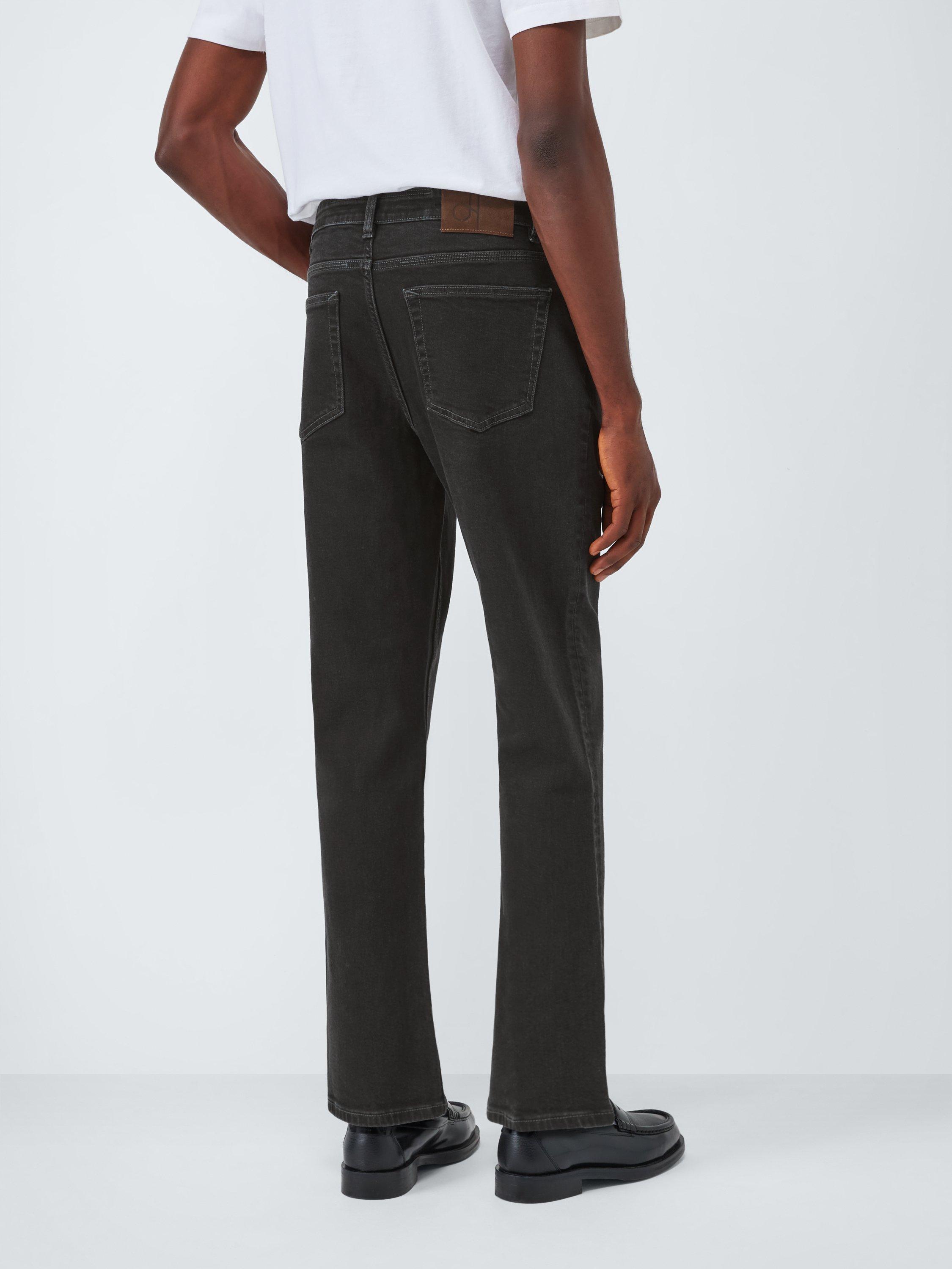 Product image 2 of 6, which shows John Lewis Slim Fit Denim Jeans, Black, 30R