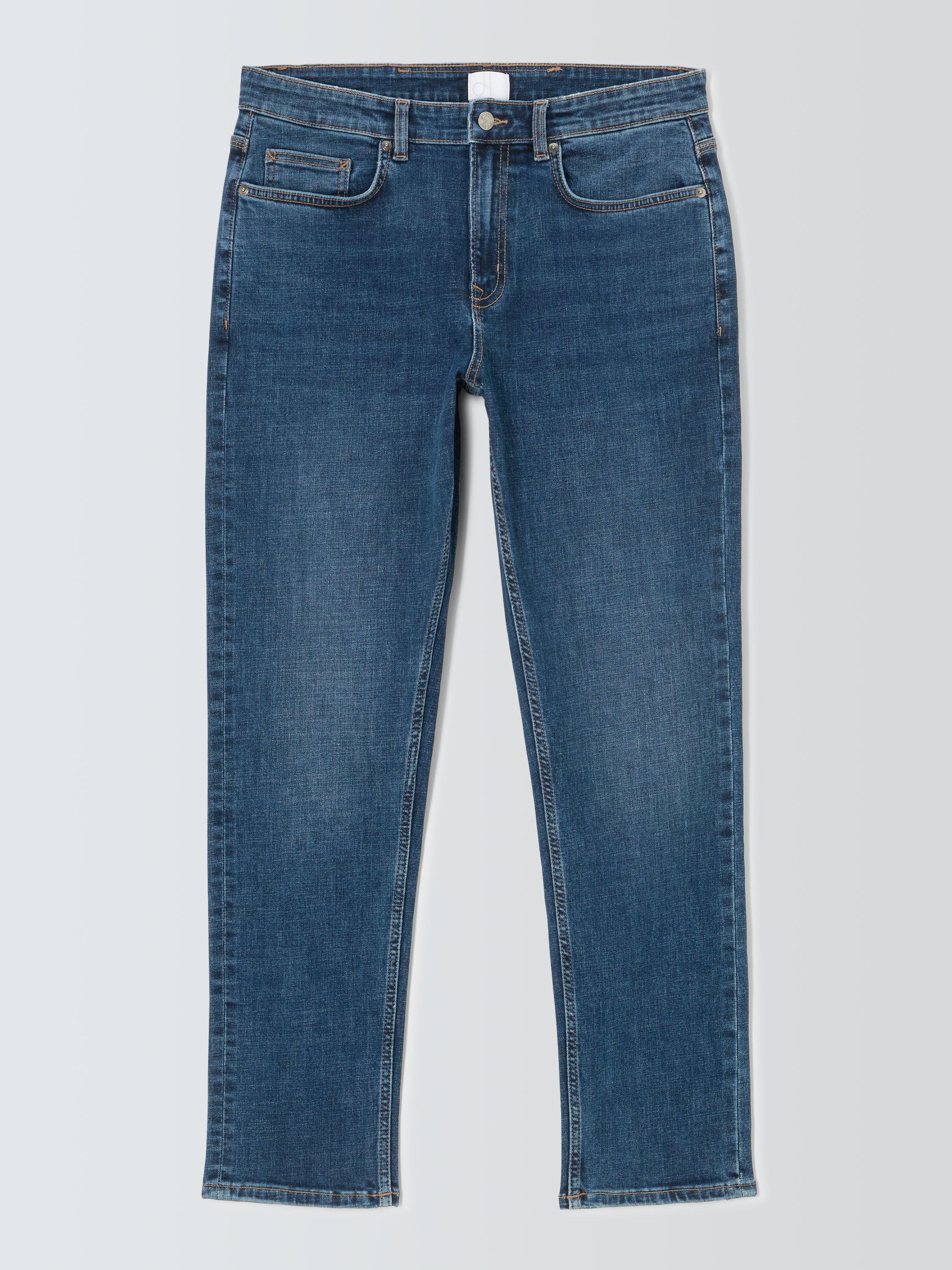 Product image 4 of 6, which shows John Lewis Slim Fit Denim Jeans, Mid Wash, 30R