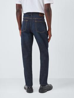 John Lewis Slim Fit Denim Jeans - view 2, Dark Wash