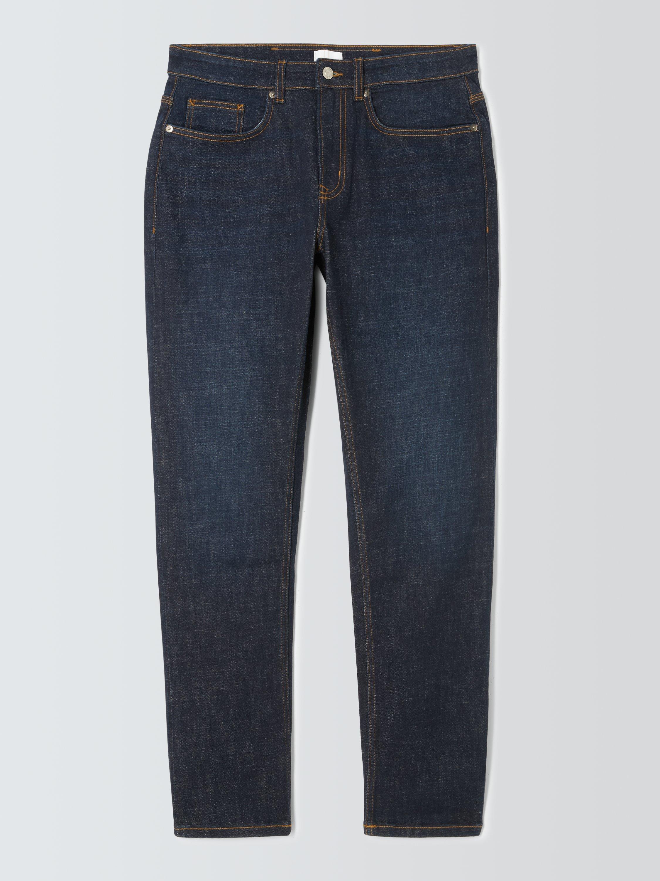 Product image 4 of 6, which shows John Lewis Slim Fit Denim Jeans, Dark Wash, 30R