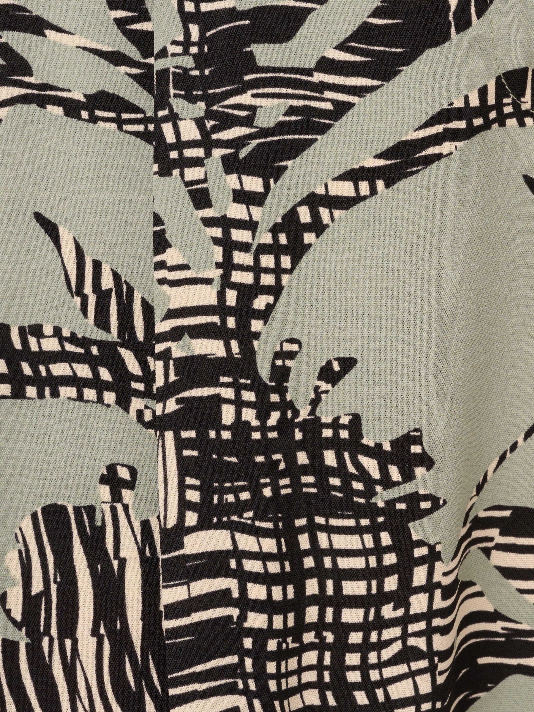 Product image 6 of 6, which shows Adrianna Papell Botanical Cropped Wide-Leg Trousers, Dusty Green, 8