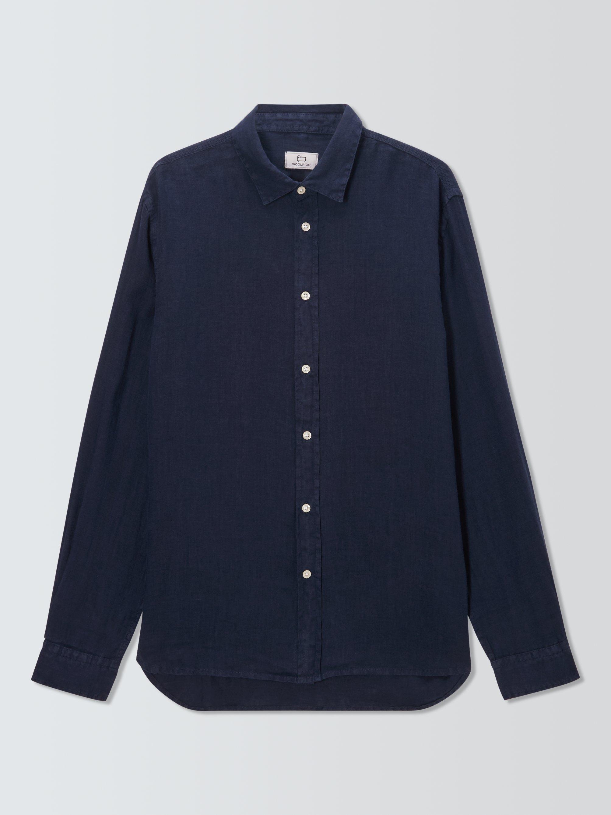 Product image 1 of 1, which shows WOOLRICH Cotton Regular Fit Shirt, Dream Blue, S