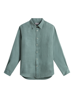 WOOLRICH Linen Regular Fit Shirt, Chinois Green, Chinois Green