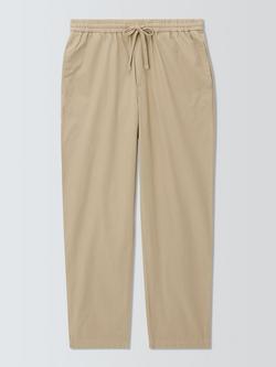 WOOLRICH Poplin Jogger Trousers, White Pepper, White Pepper