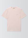 WOOLRICH Slub T-Shirt, Rose Smoke