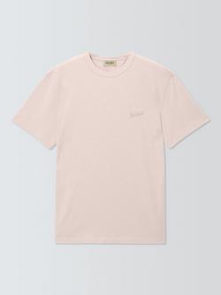 WOOLRICH Slub T-Shirt, Rose Smoke, Rose Smoke