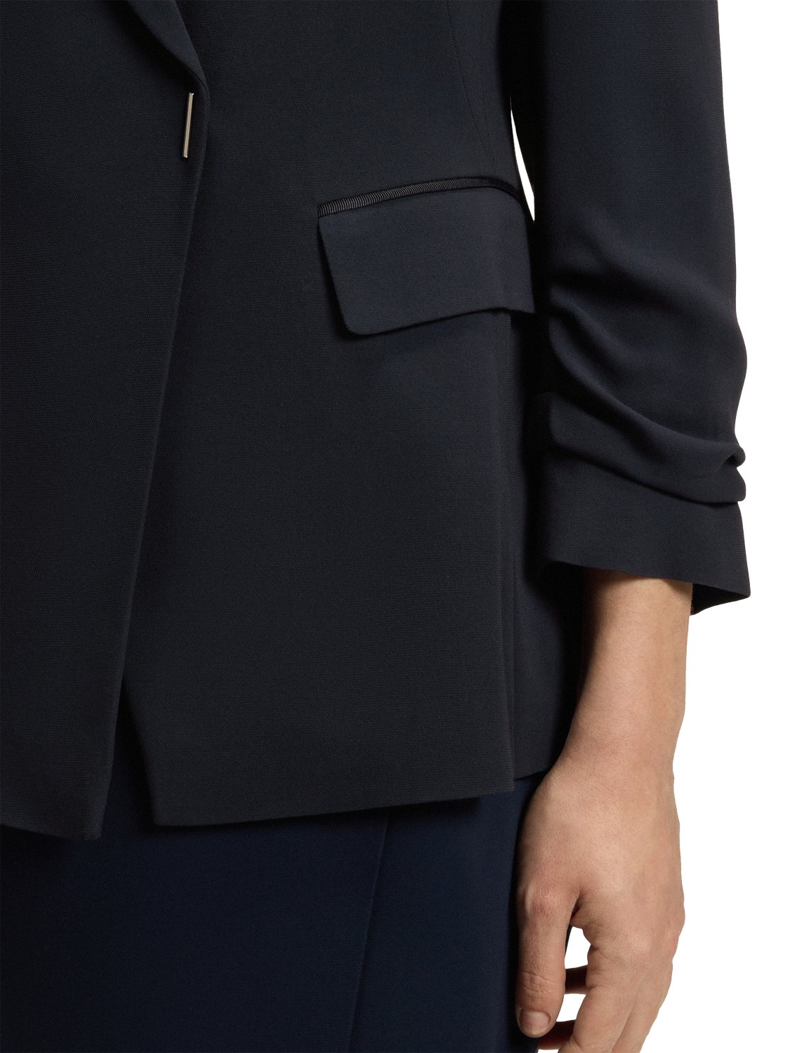 Product image 6 of 6, which shows HUGO BOSS Single Breasted Long Sleeve Business Jacket, Dark Blue, 4