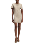 BOSS Dindera Shift Mini Dress, Light Beige