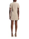 BOSS Dindera Shift Mini Dress, Light Beige