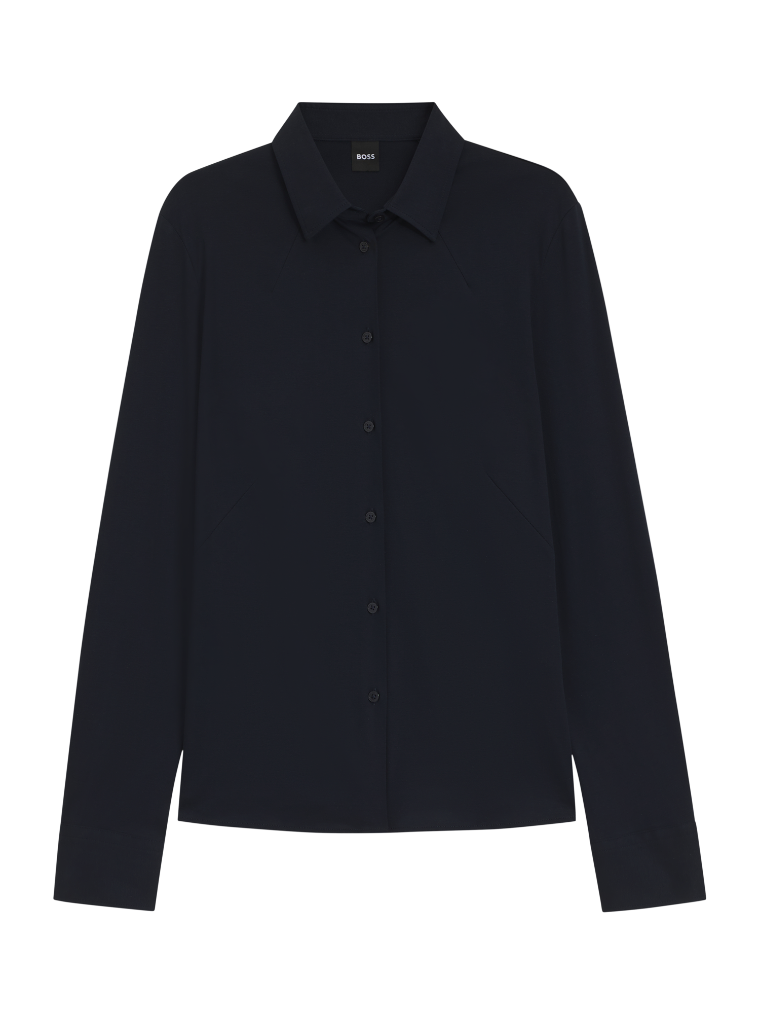 Product image 4 of 6, which shows HUGO BOSS BOSS Plain Shirt, Dark Blue, 8