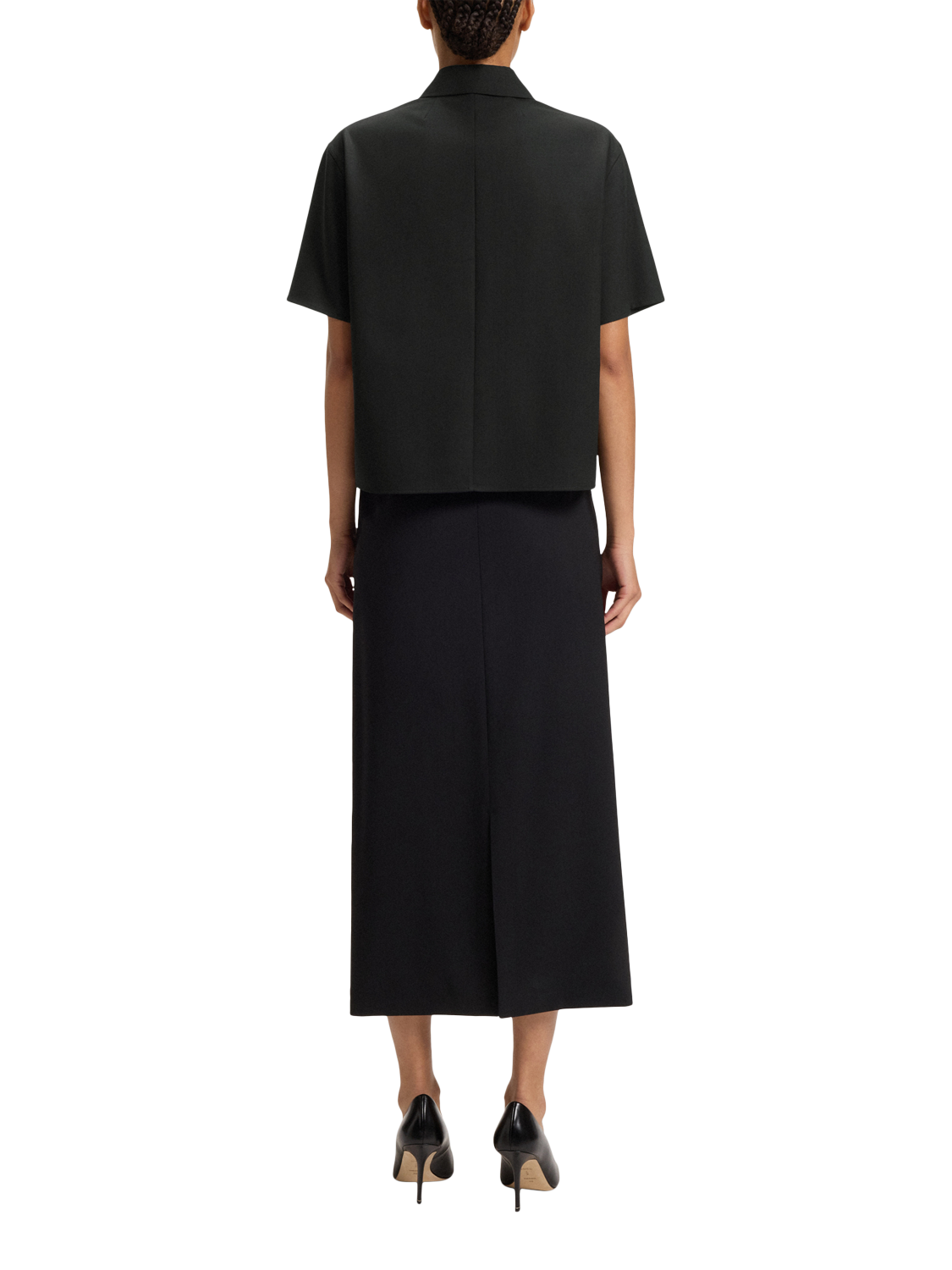 Product image 2 of 6, which shows BOSS Bulera Pure Wool Shirt, Black, 4