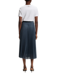 BOSS Edrisa Pleated Midi Skirt, Open Blue