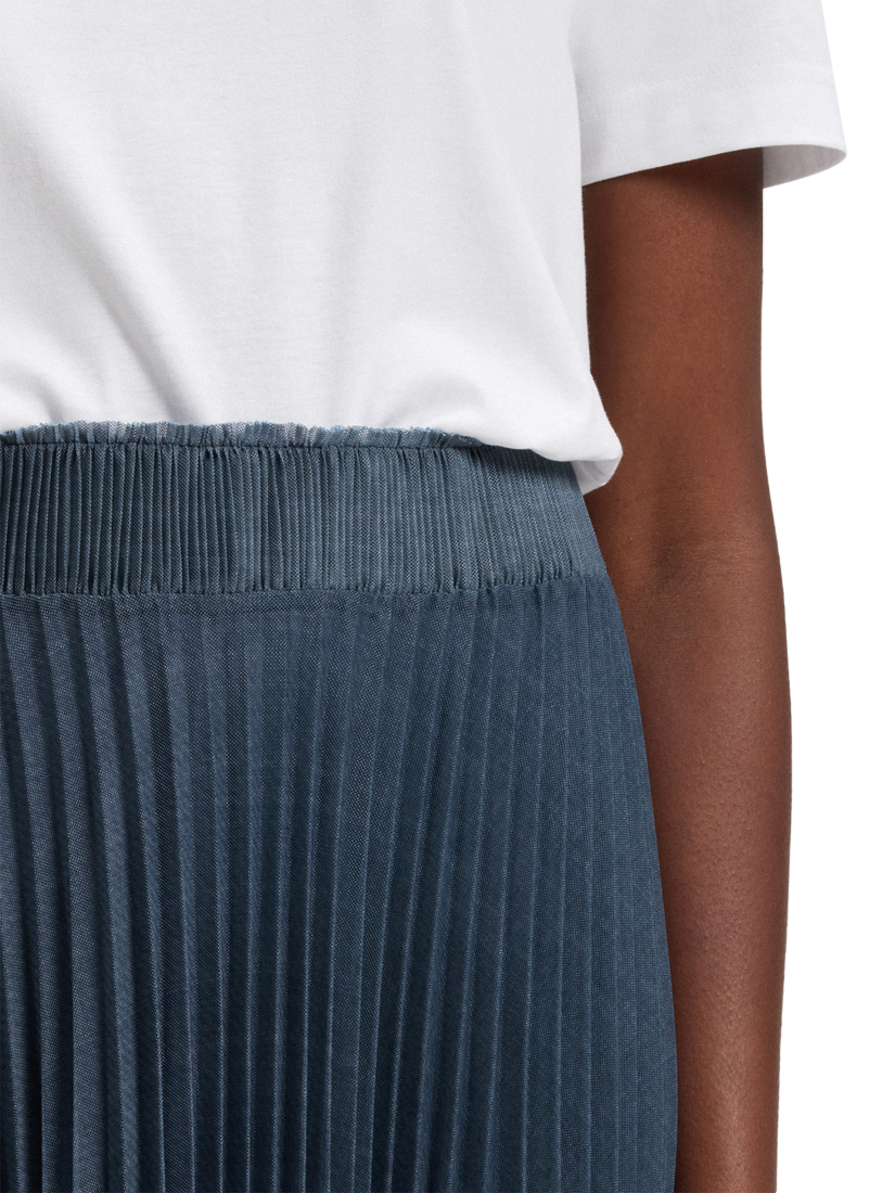 Product image 5 of 5, which shows BOSS Edrisa Pleated Midi Skirt, Open Blue, XS