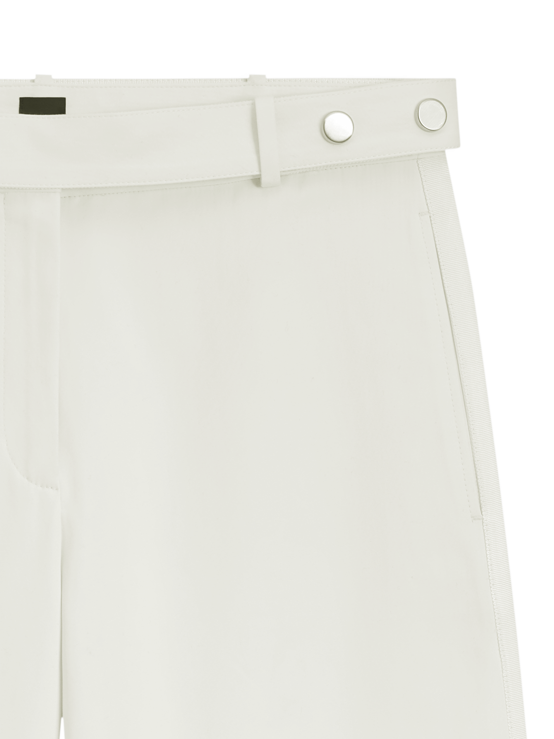 Product image 5 of 6, which shows BOSS Tiana Wide Leg Tailored Trousers, White, 8