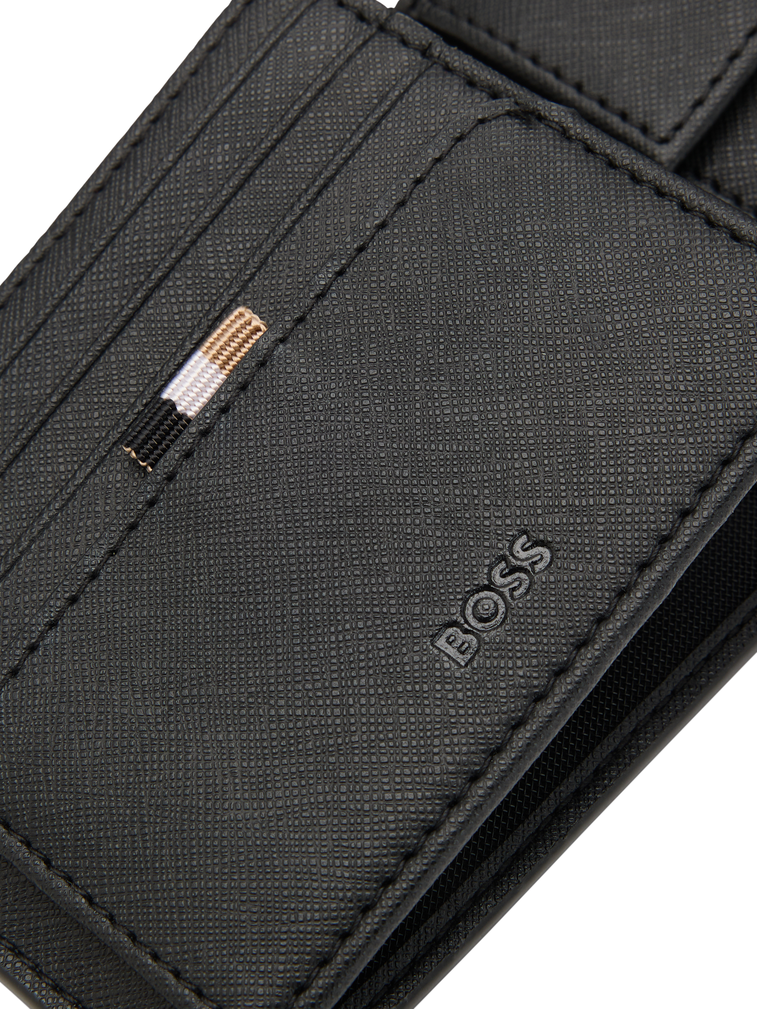 Product image 4 of 4, which shows HUGO BOSS BOSS Leather Wallet, Black