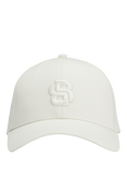 BOSS Embroidered Logo Cotton Baseball Cap, White