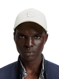 BOSS Embroidered Logo Cotton Baseball Cap, White