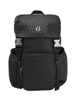 BOSS Monogram Backpack, Black, Black