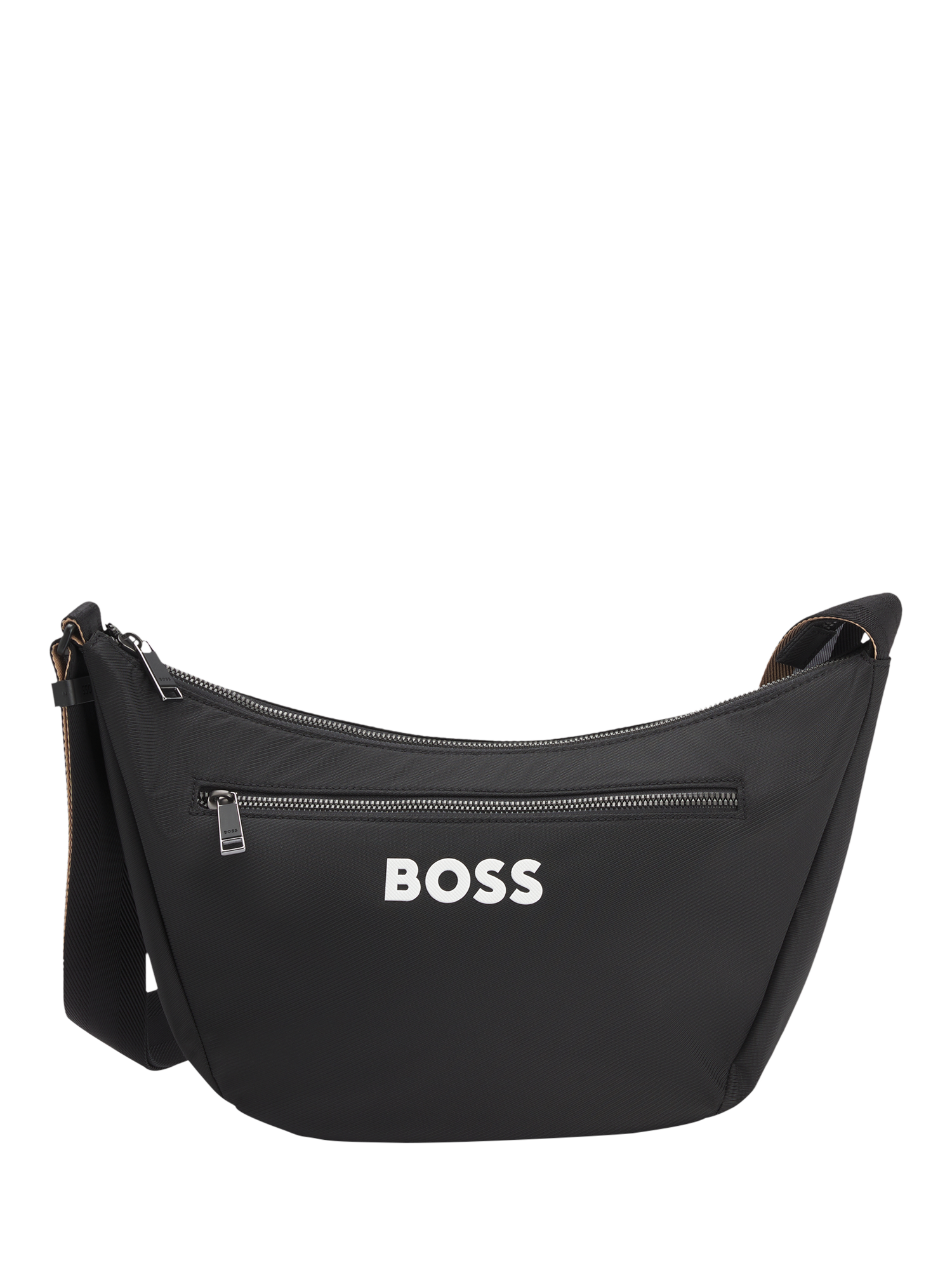 Product image 1 of 5, which shows BOSS Logo Crossbody Bag, Black, One Size