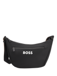 BOSS Logo Crossbody Bag, Black