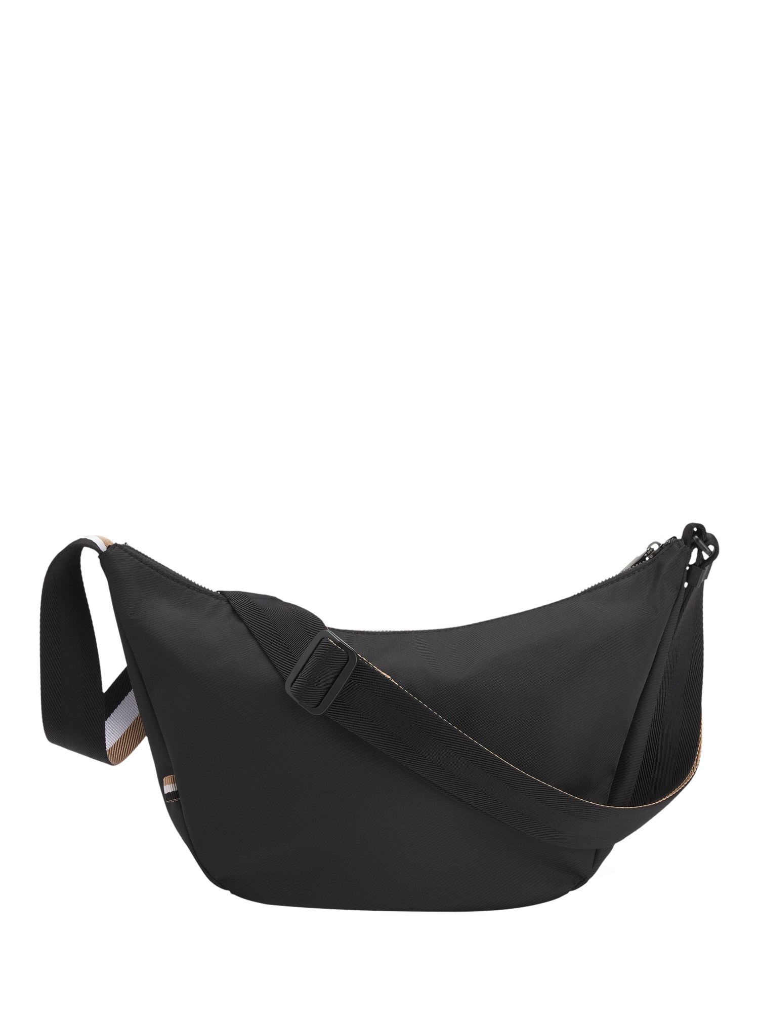 Product image 2 of 5, which shows BOSS Logo Crossbody Bag, Black, One Size