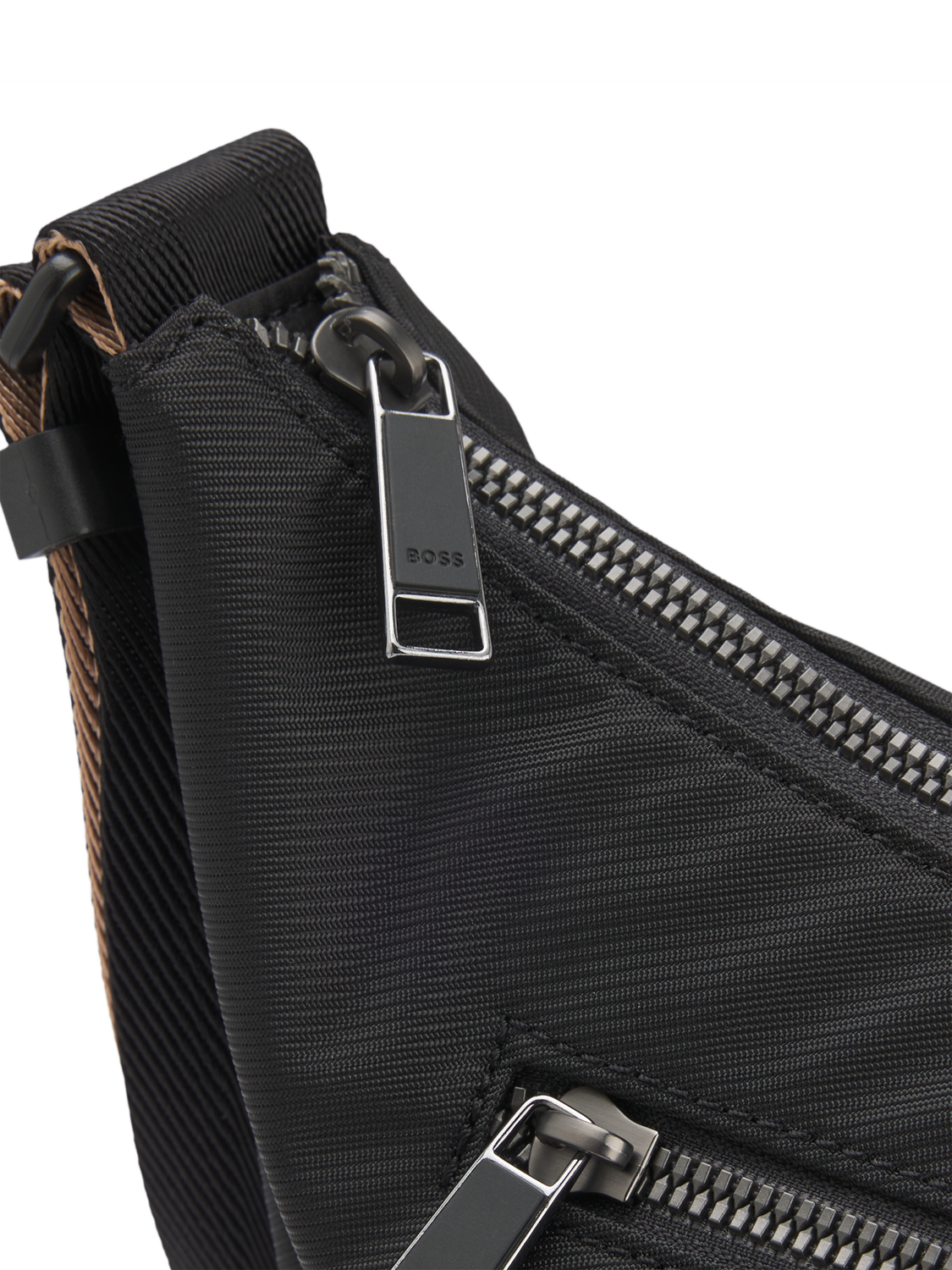 Product image 5 of 5, which shows BOSS Logo Crossbody Bag, Black, One Size