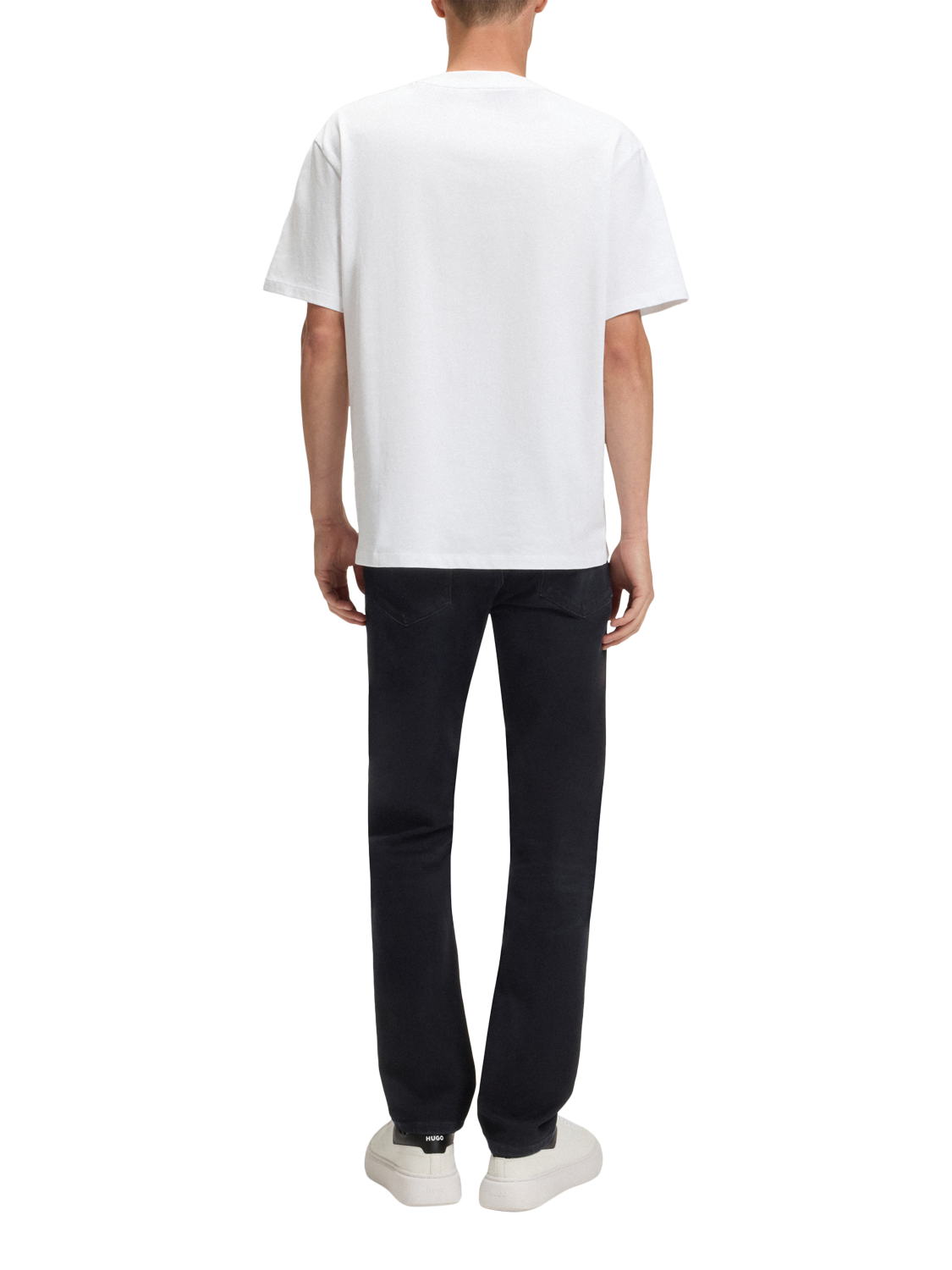 Product image 2 of 5, which shows HUGO BOSS HUGO Slim Fit Jeans, Dark Blue, 32R