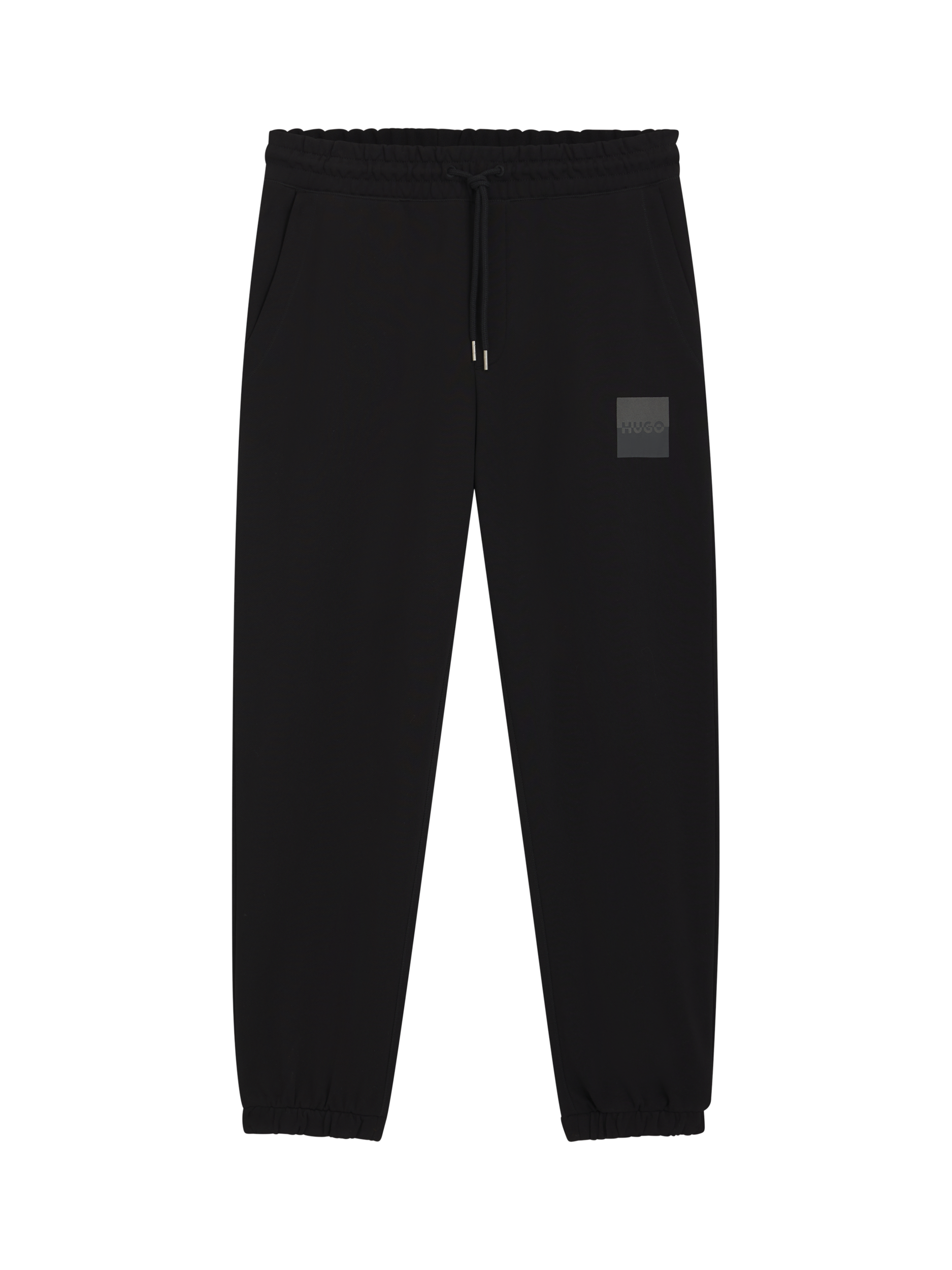 Product image 4 of 6, which shows HUGO BOSS HUGO Graphic Logo Cotton Joggers, Black/Multi, XS