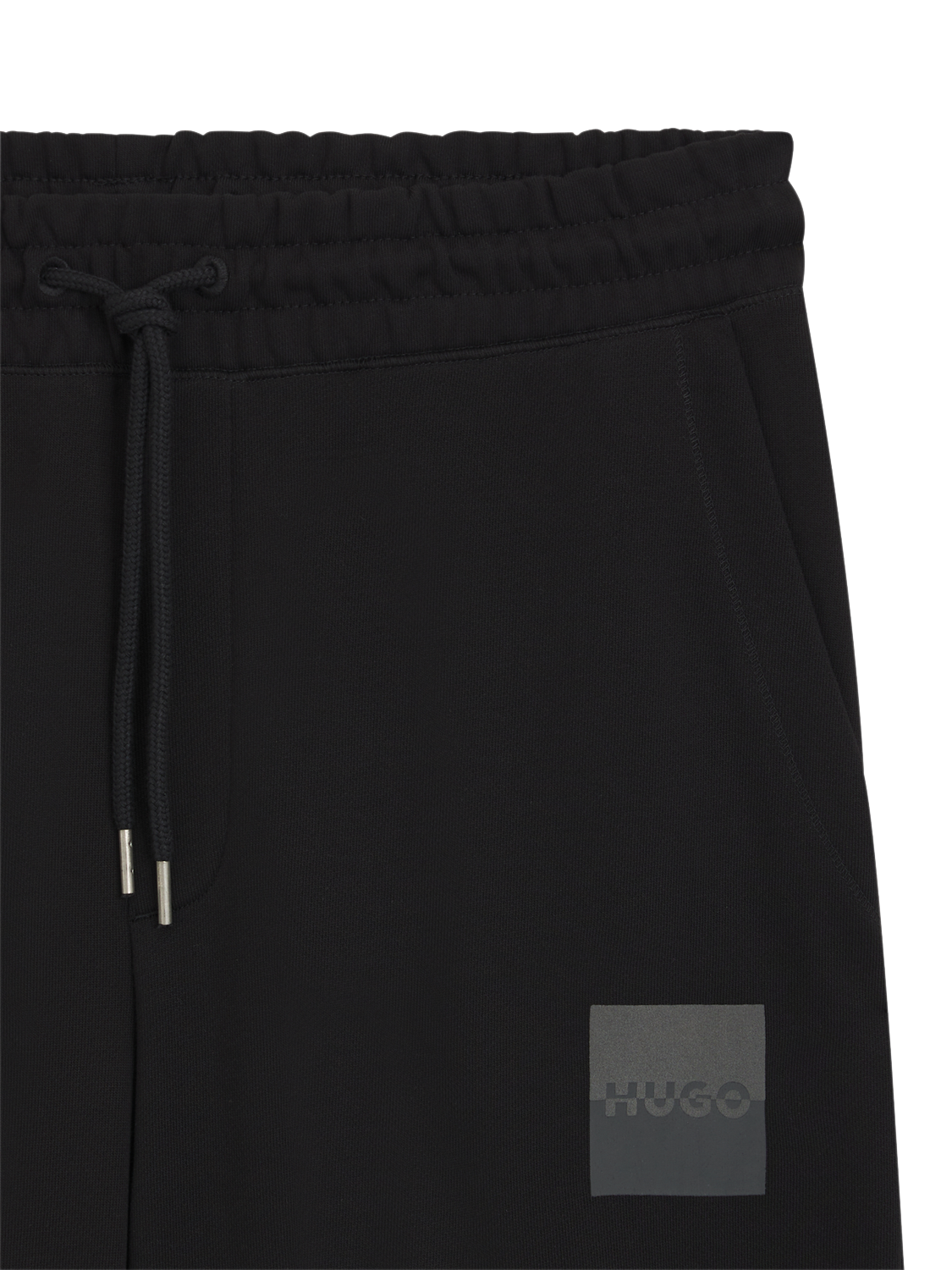 Product image 6 of 6, which shows HUGO BOSS HUGO Graphic Logo Cotton Joggers, Black/Multi, XS