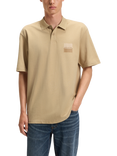 HUGO BOSS HUGO Graphic Logo Cotton Polo Shirt