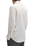 HUGO Cotton Blend Slim Fit Kent Collar Shirt, Open White