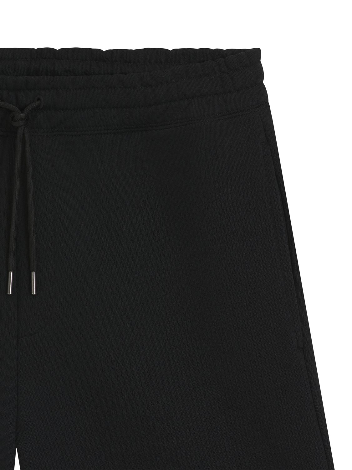 Product image 6 of 6, which shows HUGO International Logo Sweat Shorts, Black/White, L