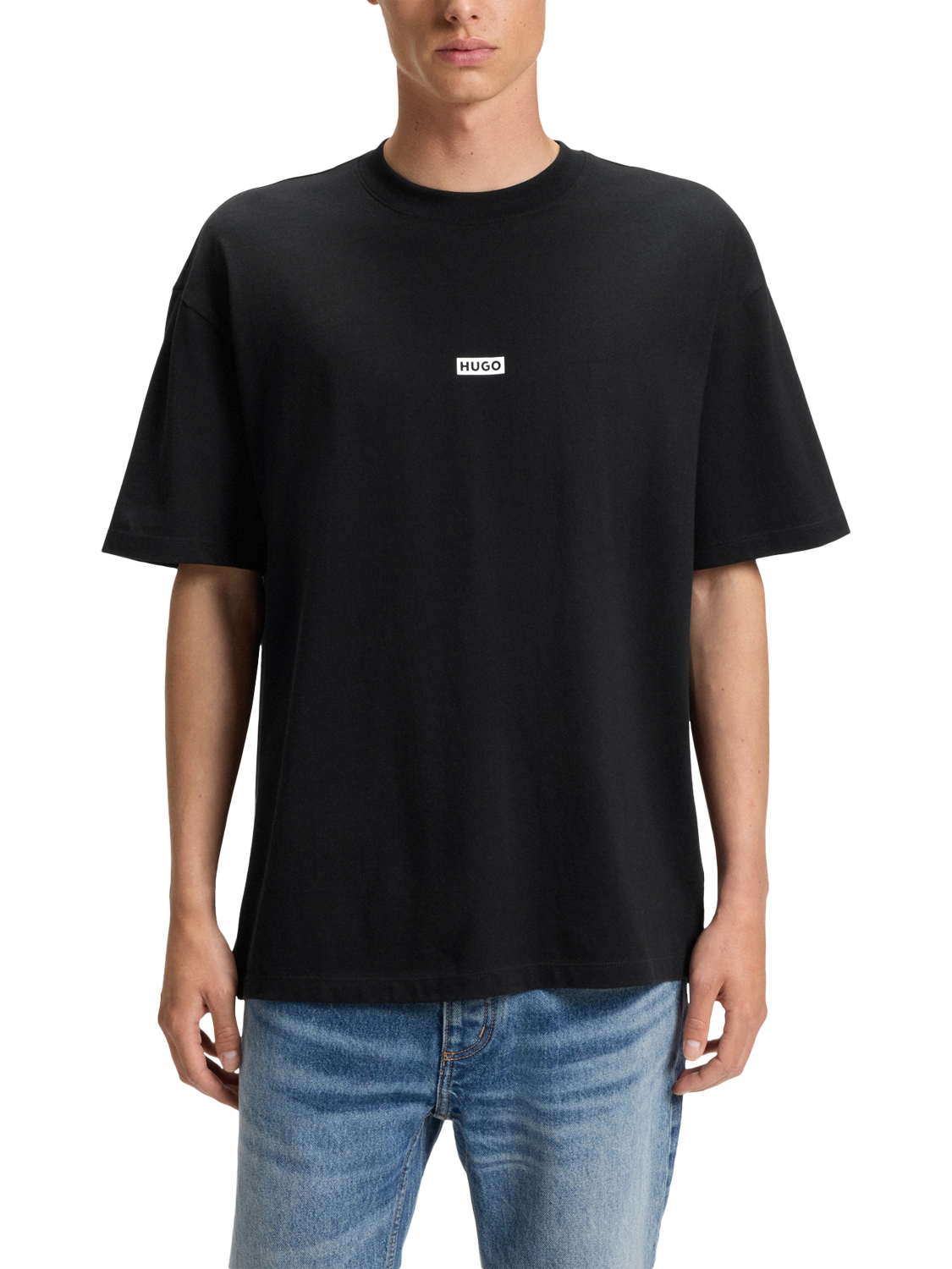 Product image 1 of 5, which shows BOSS Nalono Back Graphic T-Shirt, Black, S