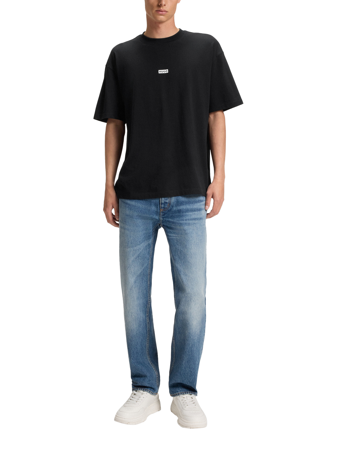 Product image 3 of 5, which shows BOSS Nalono Back Graphic T-Shirt, Black, S