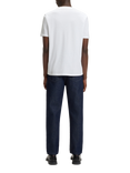 HUGO Cotton Regular Fit Short Sleeve Logo Graphic T-Shirt, White/Multi