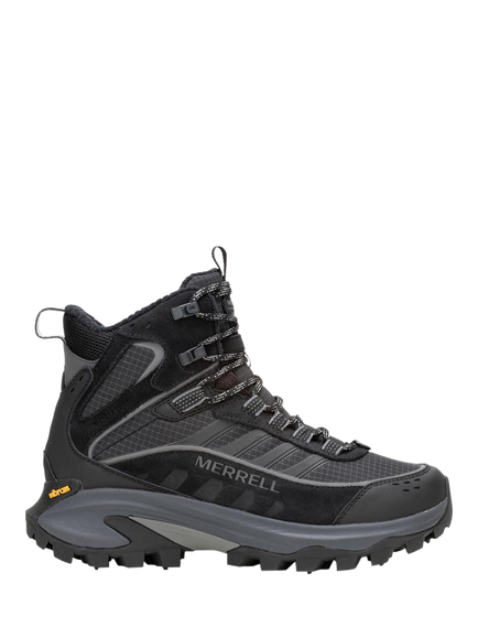Merrell Women's Moab Speed 2 Thermo Mid Waterproof Hiking Boots, Black, Black