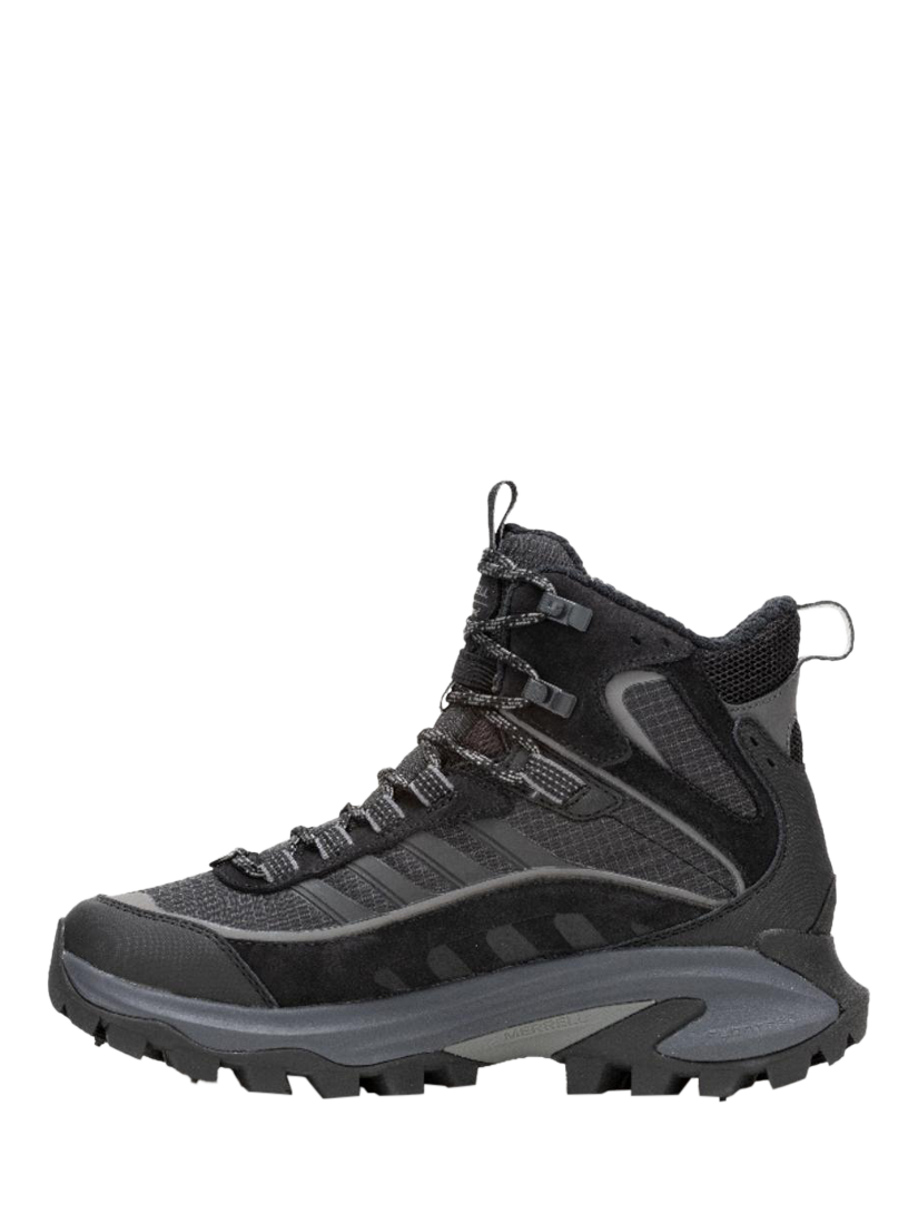 Product image 2 of 6, which shows Merrell Women's Moab Speed 2 Thermo Mid Waterproof Hiking Boots, Black, 6