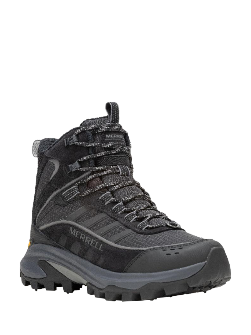 Product image 4 of 6, which shows Merrell Women's Moab Speed 2 Thermo Mid Waterproof Hiking Boots, Black, 6