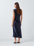 Marella Sapone Sleeveless Midi Dress, Navy