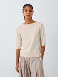 Marella Manto Boat Neck Elbow Sleeve Cashmere Jumper