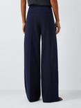 Marella Diorama Wide Leg Trousers, Navy