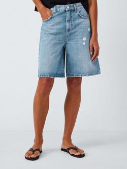 Marella Short Denim Shorts, Delave` Blue, Delave` Blue